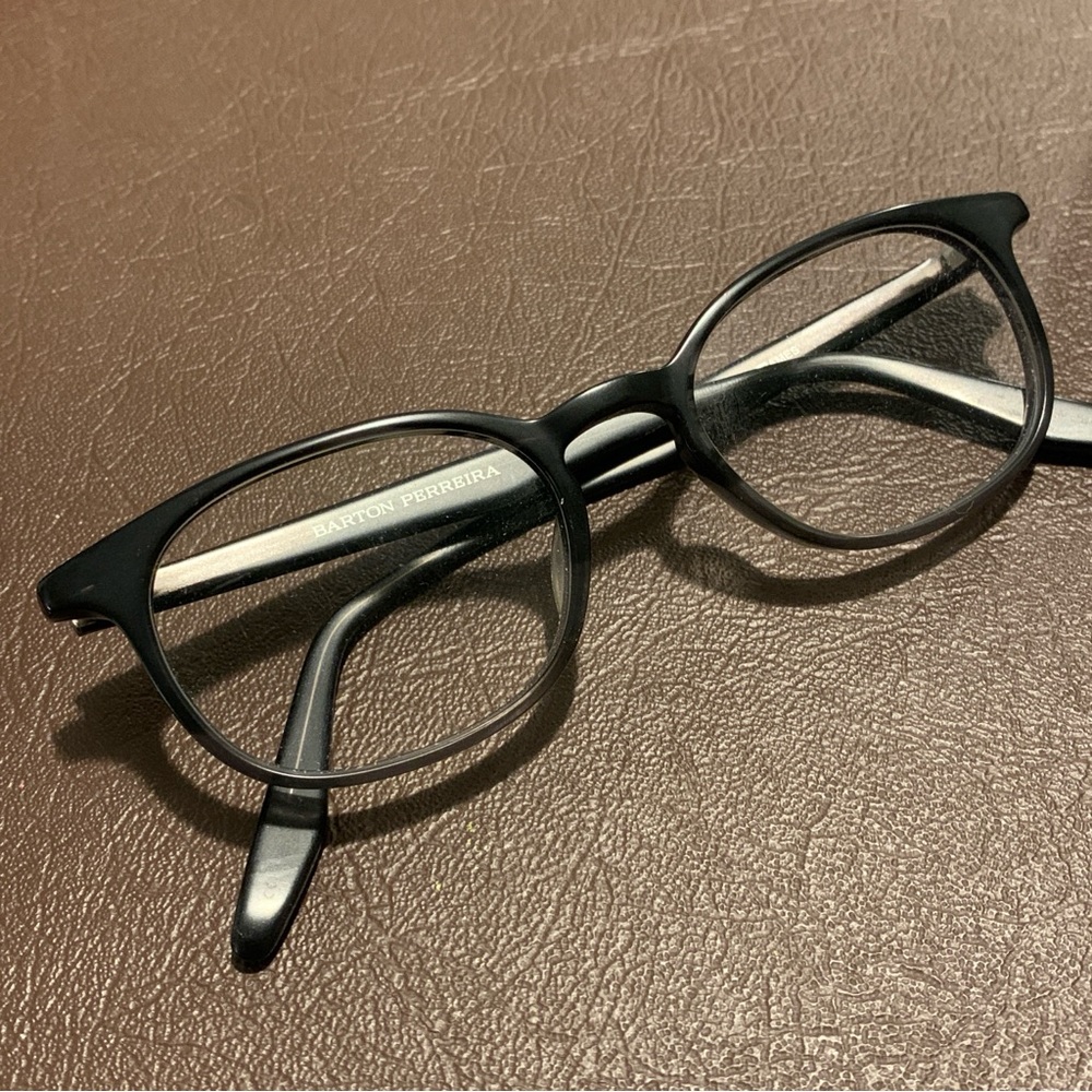 Barton Perreira Black Eyeglasses